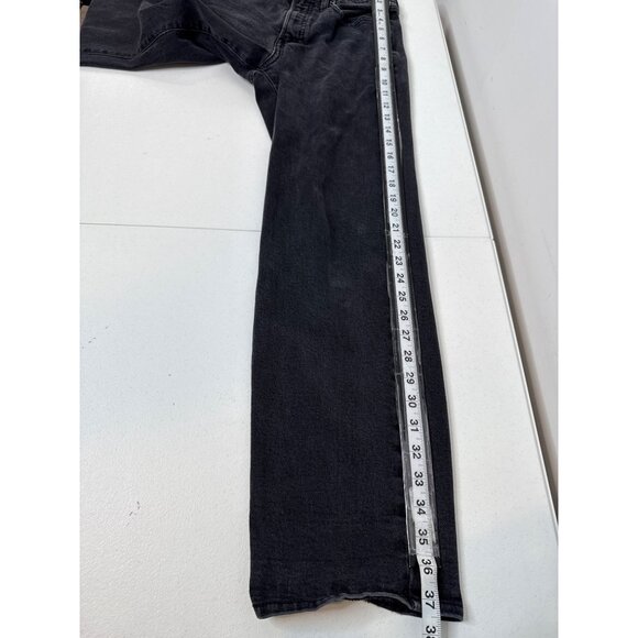 Old Navy High Rise OG Straight Loose Jeans Women’s 4 Small Black Denim - Picture 5 of 8